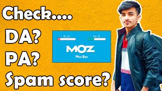 How to check Domain authority ,Page authority, Spam score of any website| Free Tool | DA,PA checker