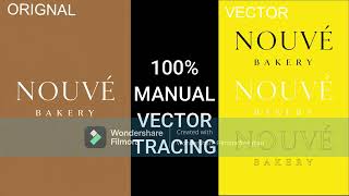 How to Redraw a Low-Res Logo Manually | Vector Tracing Process