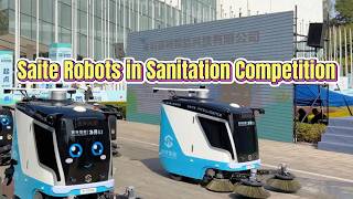 Saite Sweeping Robots In Shenzhen Sanitation Robot Competition 2025