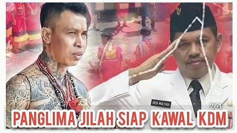 PANGLIMA JILAH SIAP KAWAL KDM RIBUAN DAYAK TURUN GUNUNG