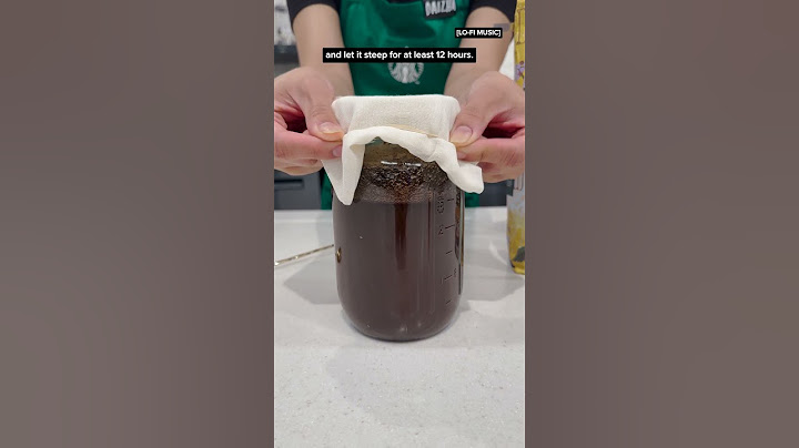 How to make cold brew with a mason jar