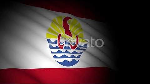 French Polynesia Flag Blowing in Wind | Motion Graphics - Envato elements