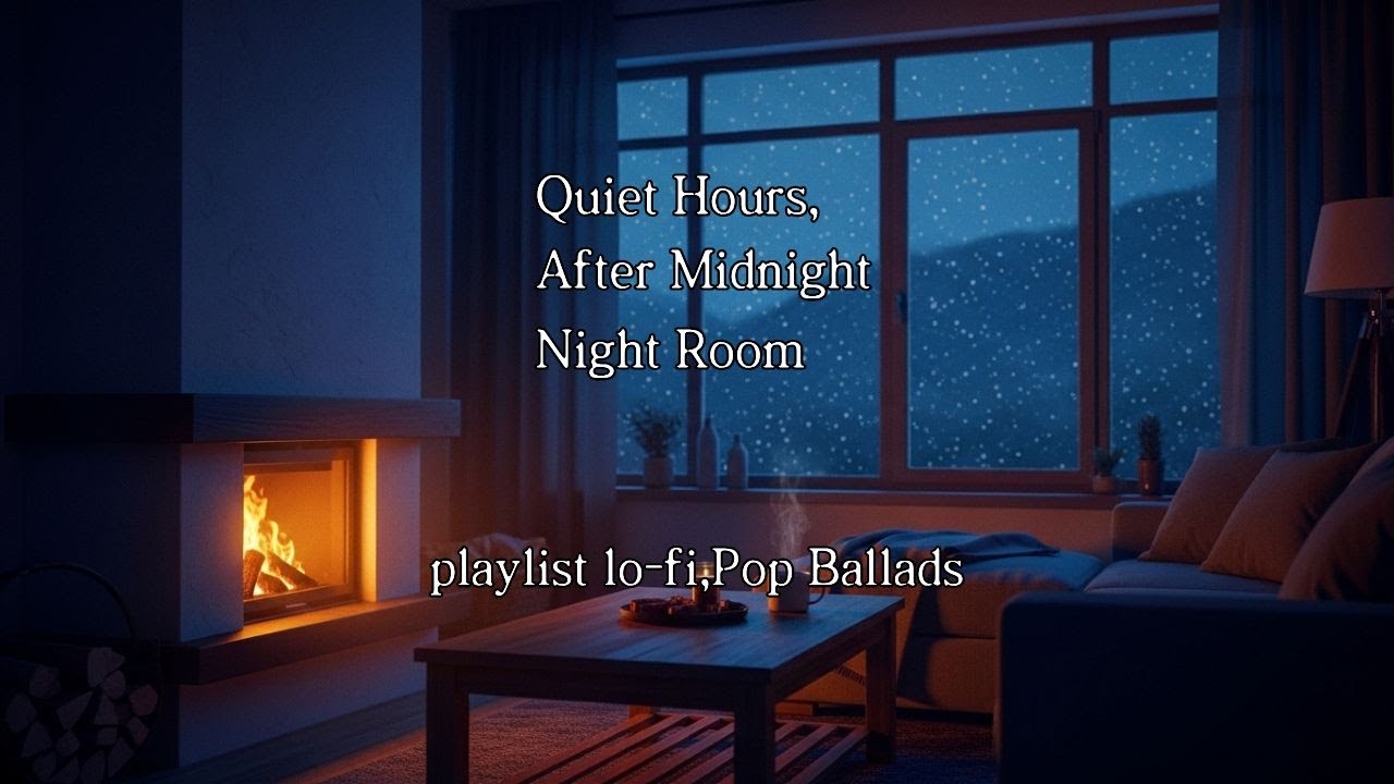 11PM–2AM | Lofi Pop Ballads for Late Night Focus