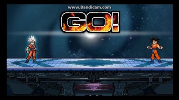 SSF2 Broken Goku SSGW mod over Wario (Read the description)