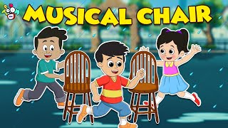 Musical Chair  Monsoon Special Indoor Games | English Cartoon | Moral Stories | PunToon Kids
