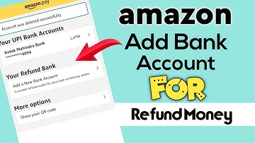 Add Bank Account for Refund in Amazon | How To Transfer Refund Money From Amazon To Bank Account