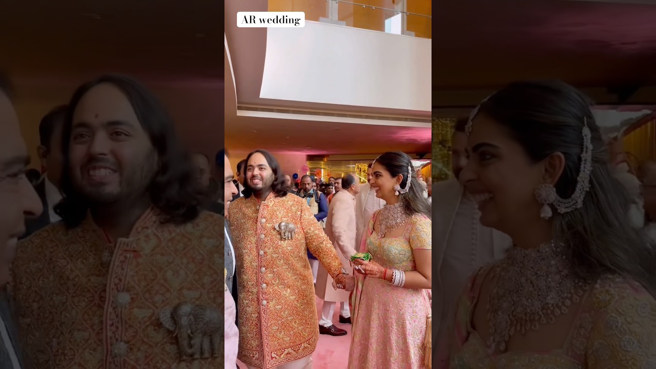 💍 Anant Ambani & Radhika Merchant’s Grand Wedding | Royal Celebration at Antilia ✨