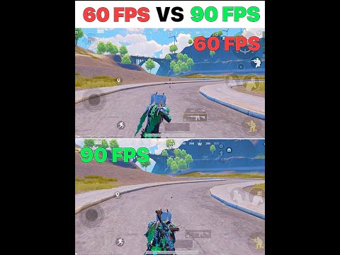 60 FPS VS 90 FPS ?? | Iphone 13 Pro ? | #pubgmobile #pubg #bgmi #shorts #jonathan