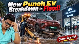Can You Trust Tata Service? New Tata Punch EV Breakdown in Flood! 😱 | Owner Regrets? screenshot 4
