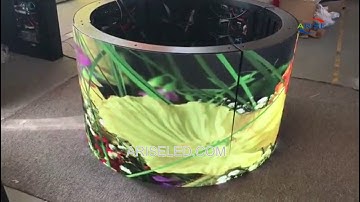 Custom Shape Smd Soft Led Module Curved Led ScreenDegree Curve Round P1.8 P2 P3 P4 P5 High Quality C