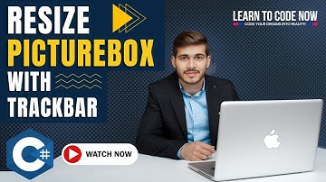 C# Tutorial || Resize Picturebox in C# by Using Windows Form TrackBar 📏📐