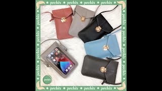 TAS HP TRANSPARAN WANITA BISA LAYAR SENTUH TOUCHSCREEN