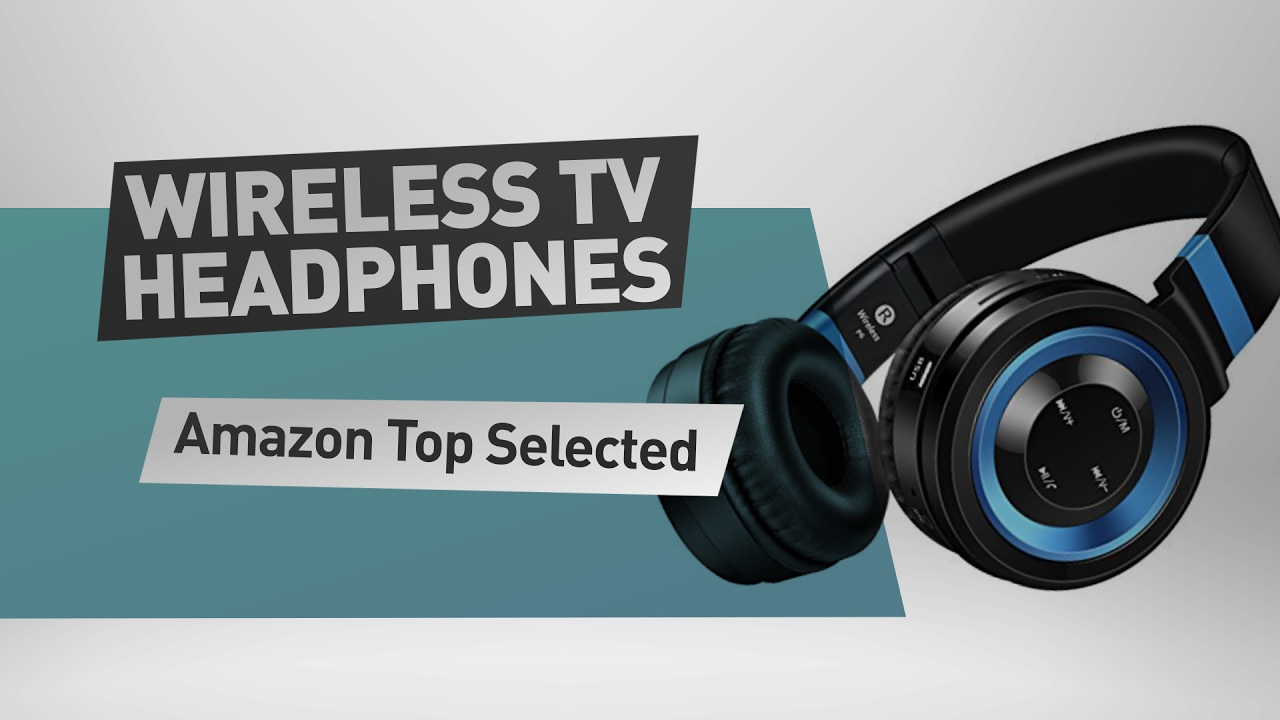 Wireless Tv Headphones Amazon Top Selected - YouTube