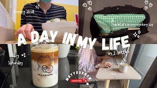 [Living Alone] WEEKLY VLOG |Life of corporate Girl, What's in my working bag #livingalonediary