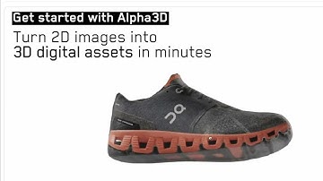 Alpha3D 2D image to 3D model AI tutorial