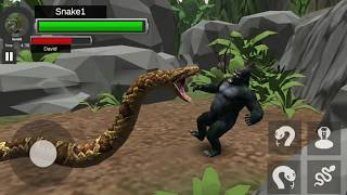 Hungry Big Snake Attack Animals Simulator Gameplay #snake screenshot 5