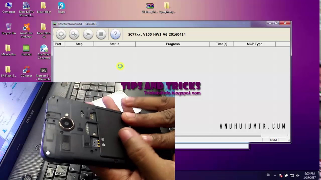 How To Flash Symphony V100 - Symphony V100 Firmware File