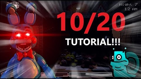 How to beat 10/20 mode in FNAF 2 COMPLETE GUIDE