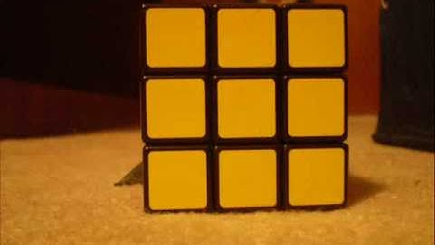 Rubiks Cube Solve Stop Motion Animation