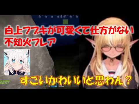 白上フブキが可愛くて仕方がない不知火フレア【白上フブキ/不知火フレアホロライブ切り抜き】