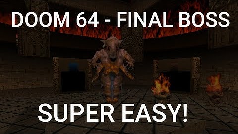 Doom 64 - The easiest way to beat the Mother Demon (WITHOUT UNMAYKR)