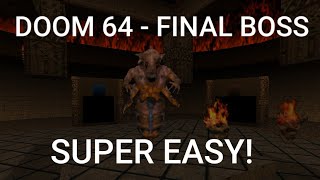 Doom 64  The easiest way to beat the Mother Demon (WITHOUT UNMAYKR)