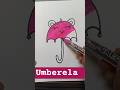 Cute Mouse Umbrella Drawing 🐭🌂 | 🎨#drawin #viral #umbrella  #nastya