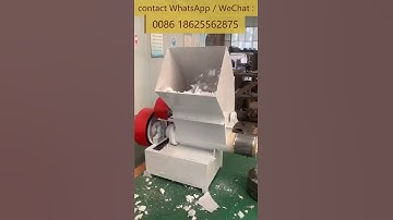 Wiederaufbereitung von EPE EPS EPP XPS Kunststoff Polystyrolschaum Heißschmelzrecyclingmaschine