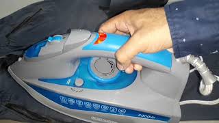 Best Steam Iron | Black & Decker steam ironing press with 2000 Watt