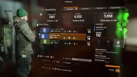The Division (PC) weapon and gear stats not updating [bug/glitch]