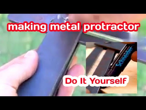 Do It Yourself : making metal protractor