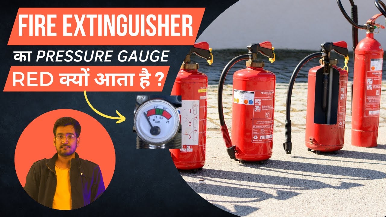 Fire Extinguisher Pressure Gauge Red fire-extinguisher-pressure-gauge-red