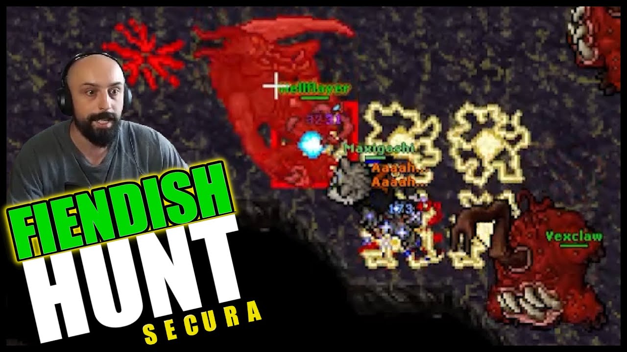 Sporo Fiendishów jak na jeden dzień | Tibia - Fiendish Hunt 2 - YouTube