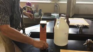 Unknown gas lab activity
