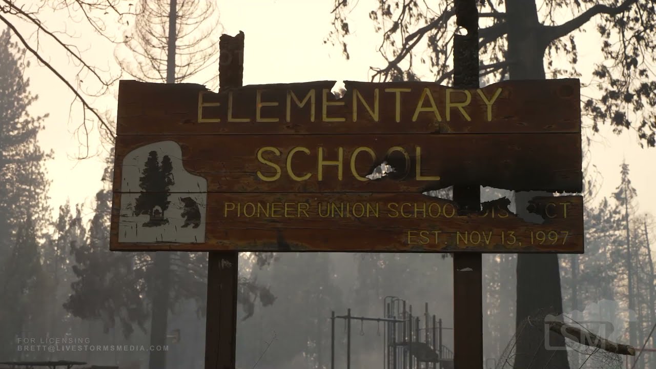 1292021 Grizzly Flats, Ca Caldor Fire drone aftermath Two men