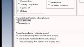 Programming Time Bands - S B Systems Job Tracker Professional Software