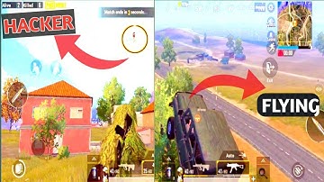 [HINDI GAMEPLAY] PUBG MOBILE HACKER FLYING CAR || JUMP HACK WALL HACK || BK GAMING 😱