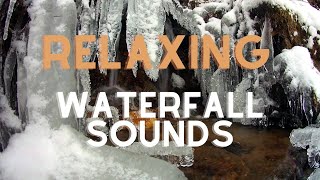  Relaxing Iced Waterfall Sounds: Nature's Symphony for Relaxation and Serenity! ️  #SleepSounds