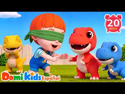 ¡Cucú, Pequeño Dino! 🦖 Canciones de Dinosaurios para Niños | Domi Kids en Español