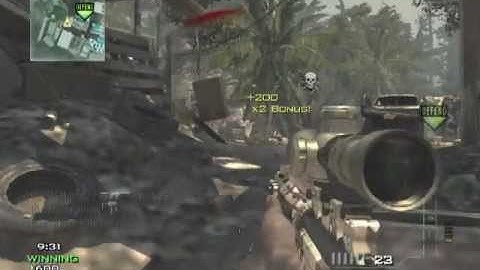 MW3 HAVING FUN THE MSR FOR FRIST TIME, AND I GET TROLLED :D