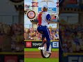 He Plays BASEBALL on a UNICYCLE?! 🤯⚾ | Sunshine Ludders #shorts #viral #baseball #sports