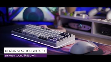 Building the Demon Slayer Custom Keyboard!! | KBD75 v3.1 + Tangerine 62g