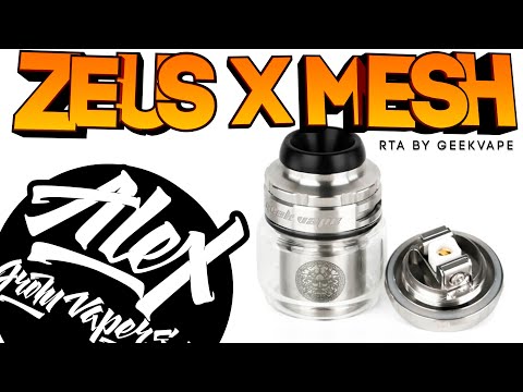 И снова сетка!   Geekvape Zeus X Mesh RTA L Alex VapersMD Review 