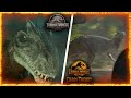 How this allosaurus in chaos theory is the same one from battle at big rock  jurassic world theory
