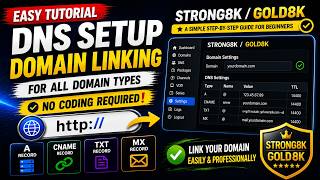 Strong8K / Gold8K DNS &amp; Domain Linking Tutorial | Easy IPTV Setup Guide 2026