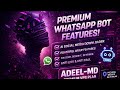 ADEEL-MD Premium VPS Plan 🔥 | Powerful WhatsApp Bot Features (Paid)