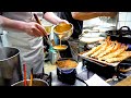 大量出前注文！！老舗そば屋の職人達による神がかり的な熟練スキル丨Japanese noodle udon soba