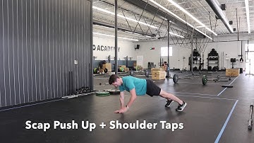 Scap Push Up + Shoulder Tap