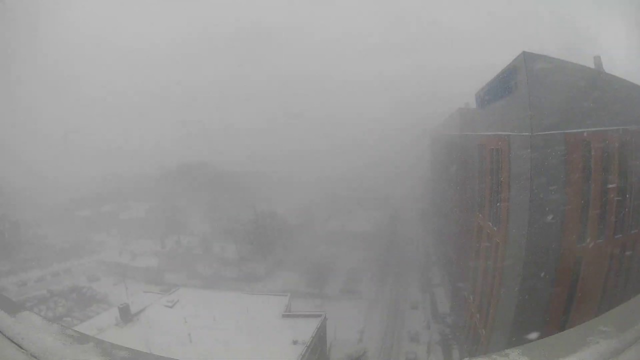 time lapse buffalo snow storm - YouTube