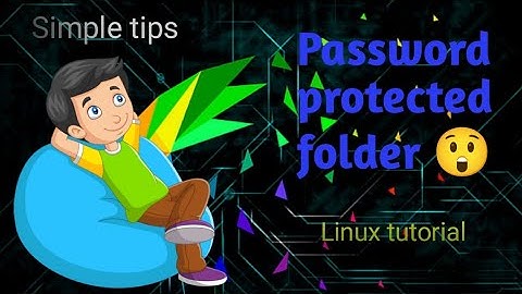 How to make folder 🔑 password  protected in parrot OS/ linux.Code with Aalam/